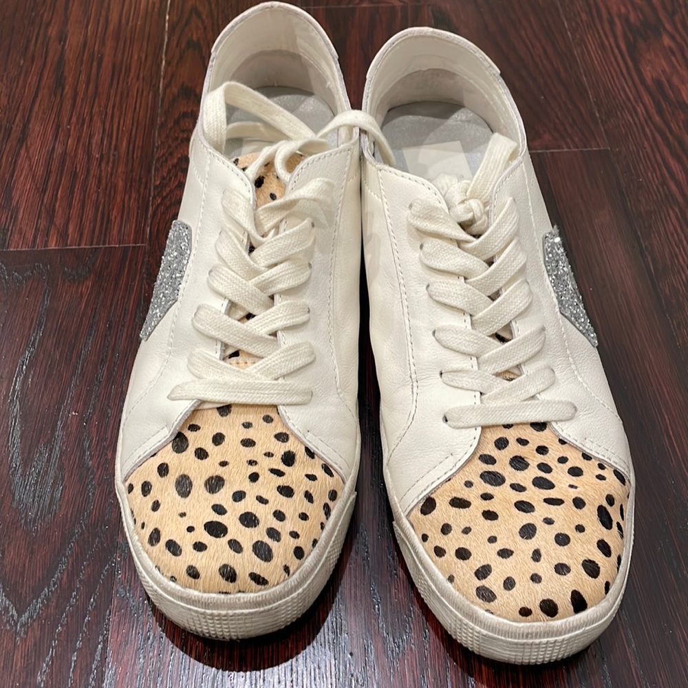 Dolce Vita Leopard multicolored calf sneakers
